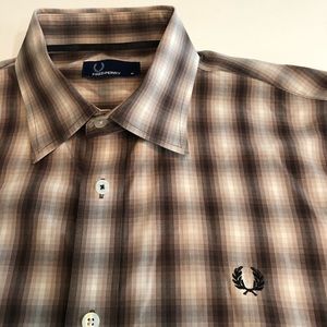 Fred Perry Dress Shirt - Pixelated Stripes